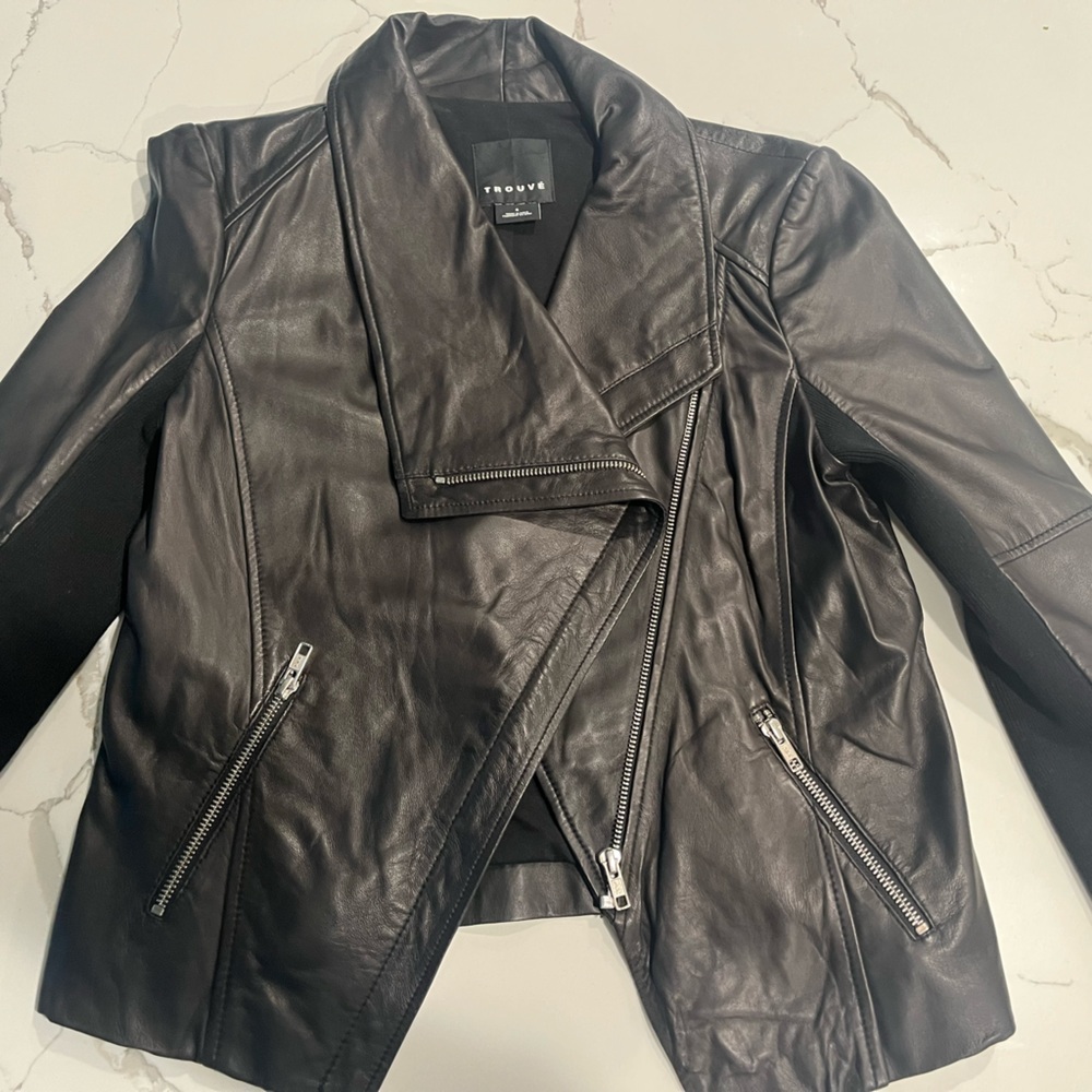 Trouvé Leather Moro Jacket Ladies Small